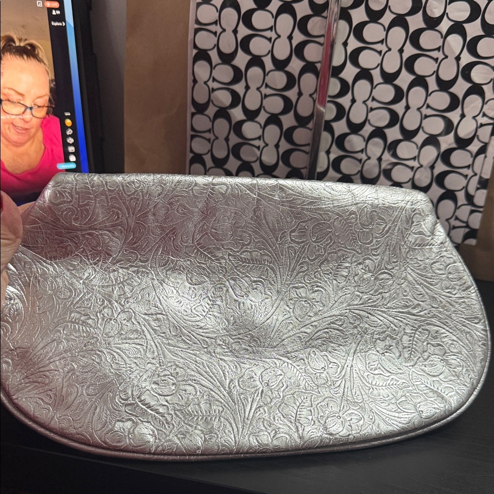 Silver Women's Clutch and wallet bundle - Picture 12 of 13
